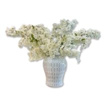 15 szál Fehér Cseresznyevirág Dekoráció QD1786885