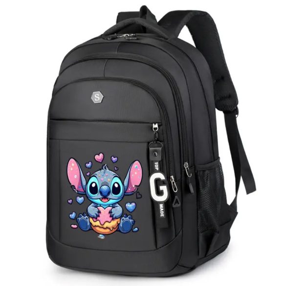 Stitch Hátizsák  Diákoknak – Nagy Kapacitású, Tartós Poliészter QD2395037