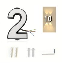 Vízálló világító házszám "2" QE2814065-2