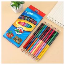   TOBO Dupla Színű Színesceruza Készlet – 12 db ceruza = 24 szín QP267763