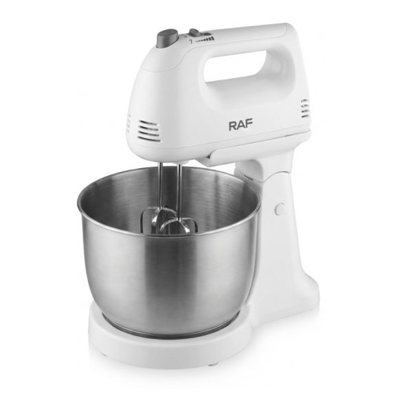 RAF 2 az 1-ben Kézi és Állványos Mixer Tállal 250W, 2.0L R6637W