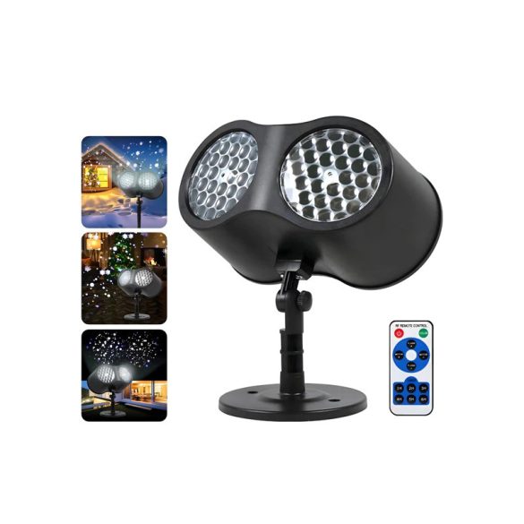 Karácsonyi kültéri fényvető – Snowfall projektor RC-K-443