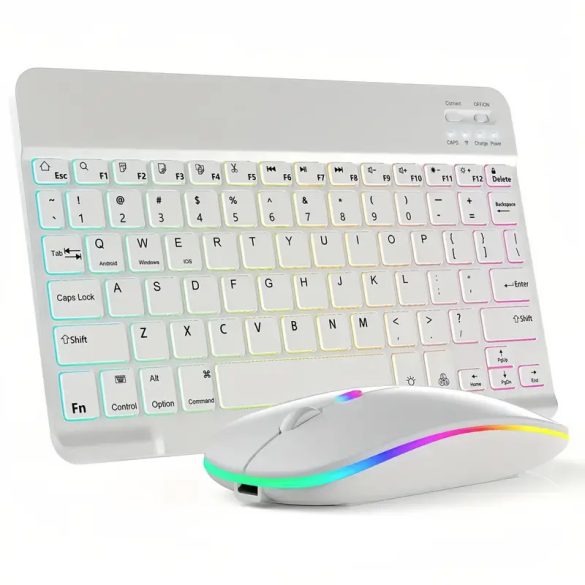Vezeték nélküli billentyűzet és egér szett – RGB háttérvilágítással RD1186983