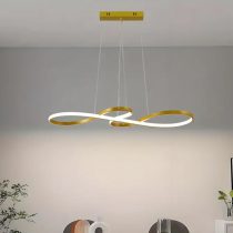 MOBIUS LED csillár – 32 × 80 cm ARANY - RF2937205-A