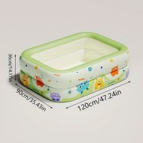 Felfújgató gyerekmedence 90 x 120 x 36 cm RJ259380