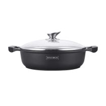   Royalty Line serpenyő üveg fedővel márvány bevonattal RL-BR26ML