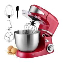   Royalty Line konyhai robotgép Piros – 6 sebesség, 5,5 L rozsdamentes acél tál RL-PKM1600