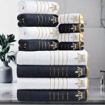   12 részes Crown törölköző szett sötétszürke-fehér RP8527676-SSZF