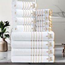 12 részes Crown törölköző szett fehér RP8527676