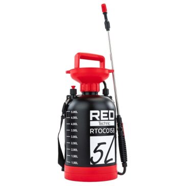   RED TECHNIC kézi nyomáspermetező 5 literes tartállyal RTOC0158