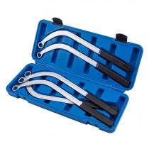   5 darabos extra hosszú hajlított csillagkulcs készlet kék tárolóban S-24115