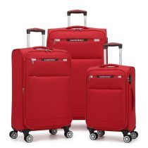 SANZHENG Piros 3db-os bőrönd szett SAN3DBP