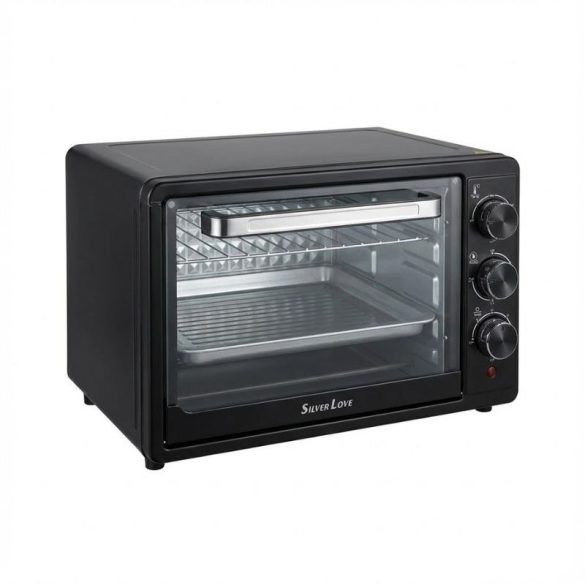 Silver Love – Elektromos Mini Sütő 2 Főzőlappal (38 Liter) SC-38L