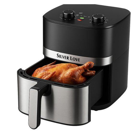 Silver Love Forrólevegős sütő – 10L, 2200W SL-10