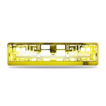   Rendszámtartó | alsóléces | fémgőzölt | sárga SLH6407