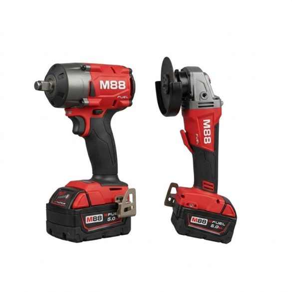 M88 FEUL akkumulátoros szénkefe nélküli ütvecsavarozó és sarokcsiszoló szett SM-4220