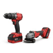   M88 FEUL akkumulátoros szénkefe nélküli fúrógép és sarokcsiszoló szett SM-4221