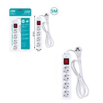   Winning Star hálózati elosztó 4 aljzat, 1 kapcsoló ST-4048