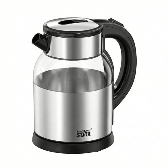 Winning Star Prémium Üveg Vízforraló – 1.8 Liter ST-6051