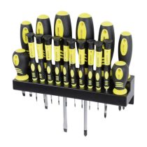   SYSTEM+ Csavarhúzó készlet 18 részes egyenes pengéjű/PH/TORX SY014