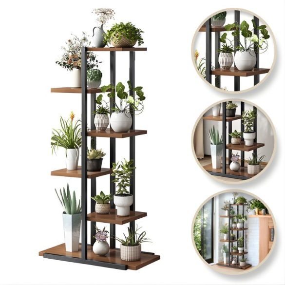 Polcos növénytartó állvány 113x60x20cm SZ16CZ