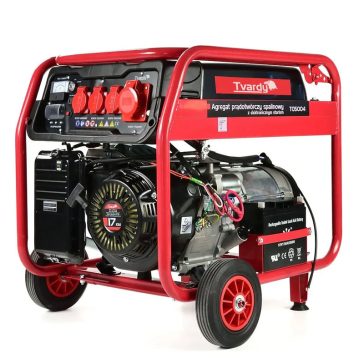   Tvardy FY8500 benzinmotoro áramfejlesztő elektromos indítással 17LE 8500W T05004