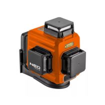   NEO Tools  lézeres szintező, 3d, 15m, piros lézer, kofferben, akkus T75-104