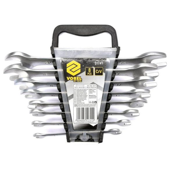 Vorel Kétoldalas villáskulcs készlet – 8 darabos, 6–22 mm TO-51741