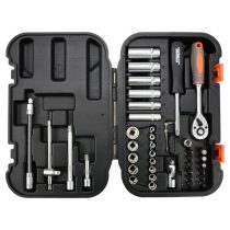 STHOR 1/4" Dugókulcs készlet – 42 darabos TO-58641