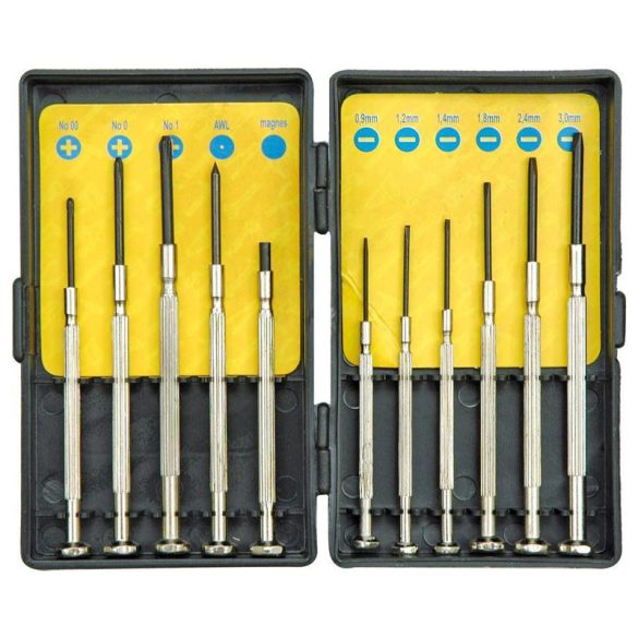 Vorel Precíziós csavarhúzó készlet 11 darabos TO-64330