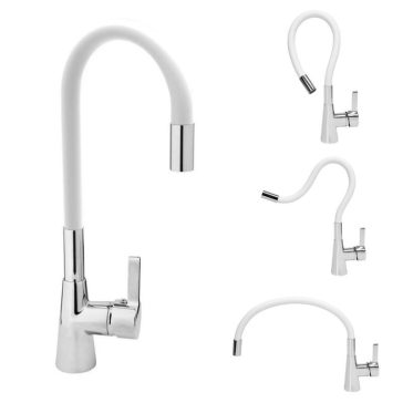 Flexibilis mosogatócsaptelep — fehér TO-75706