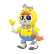 Táncoló panda kacsa jelmezben 23 cm TPKJ23