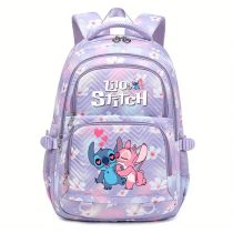   Disney Stitch Ergonomikus Hátizsák – Lila, Nagy Kapacitású  TU2471073-L