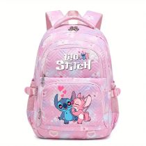   Disney Stitch Ergonomikus Hátizsák – Rózsaszín, Nagy Kapacitású  TU2471073