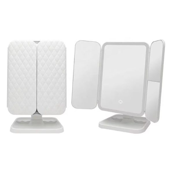LED Sminktükör - Zoom, világítás, érintőgomb, USB TVJ-103
