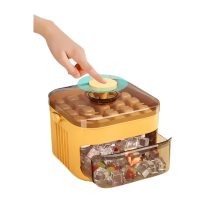   Hordozható jégkocka készítő-25 darabos-narancssárga TX2397291-2