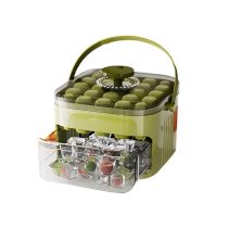   Hordozható jégkocka készítő-25 darabos-zöld TX2397291-3