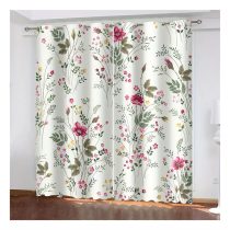 Tavaszi virág mintás függöny 100 x 220 cm 2 db UD104802