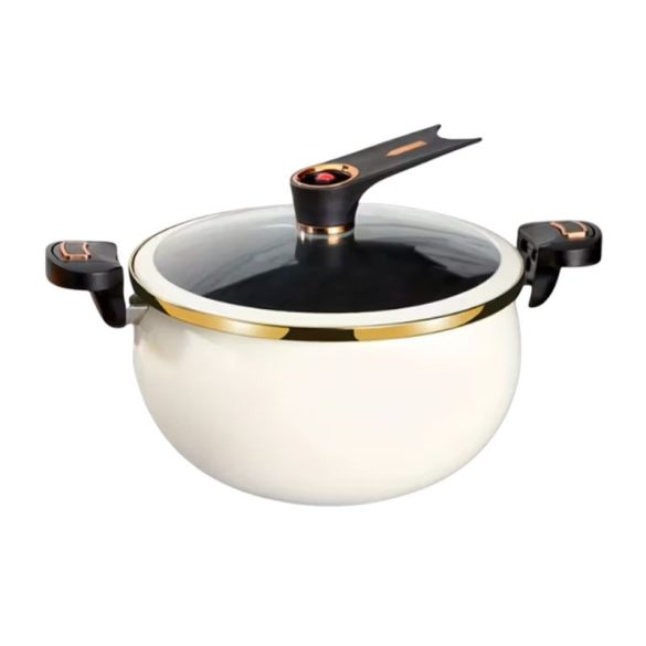 Senmeo 8L Öntöttvas Levesfazék – 28cm - Fehér UG5449762FH