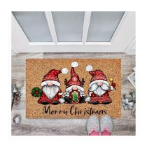   Karácsonyi lábtörlő – 40×60 cm, Merry Christmas manó mintával – UL45390