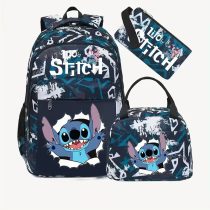   Disney Stitch 3 darabos táska szett – Hátizsák + Ebédtáska + Tolltartó UM2907055