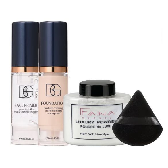 4 Részes Hibátlan Alapozó Sminkkészlet - Pure White Árnyalat UR12976114-F