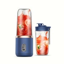   6 pengés USB hordozható gyümölcscentrifuga turmixgép 400 ml UR96498