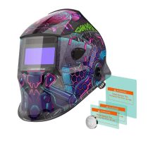   ARCCAPTAIN Automatikus Sötétedésű Hegesztősisak - Cyberpunk mintával VN334853CP