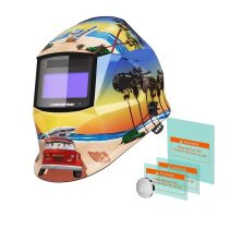   ARCCAPTAIN Automatikus Sötétedésű Hegesztősisak - Nyaralás mintával VN334853NY