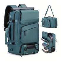   ENOSHI 3in1 multifunkciós táska cipő és laptop tartóval Kékeszöld WA1802516-3