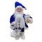 Dekorációs Mikulás figura, kék-fehér, 30 cm WC8221266