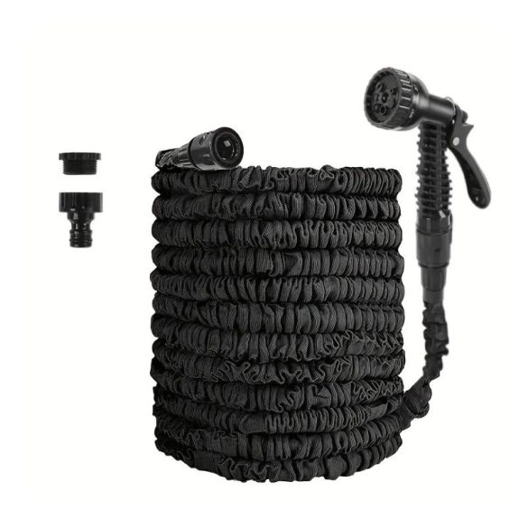 Rugalmas kerti locsolótömlő szórófejjel – Fekete 30 méter WH339231-30