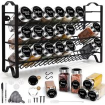   3 szintes fűszertartó állvány 24 üveg fűszertartóval WM162612