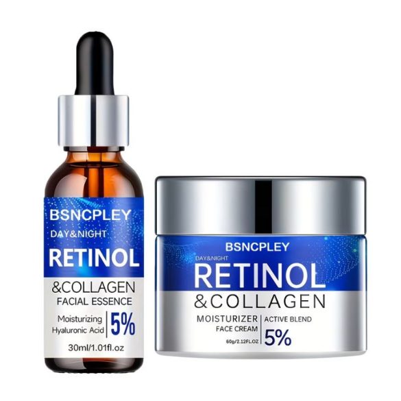 BSNCPLEY Retinol & Kollagén Arcápoló Készlet – Intenzív regenerálás éjjel-nappal WN293236